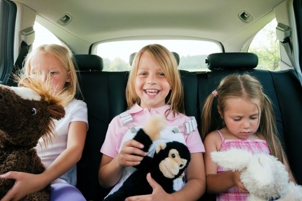 giochi di famiglia in auto