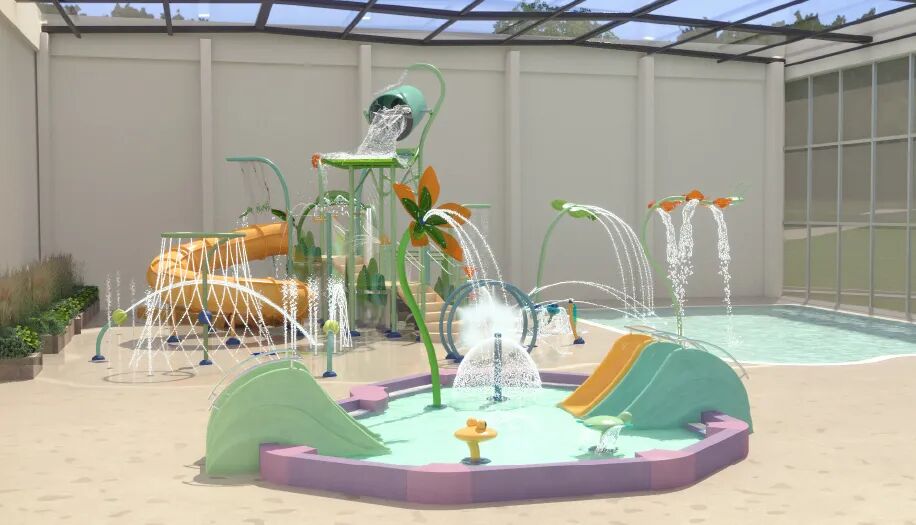 Il nuovo parco giochi per bambini del campeggio Ackersate.