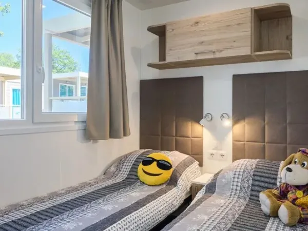 Camera della zona Roan Premium con due letti singoli.