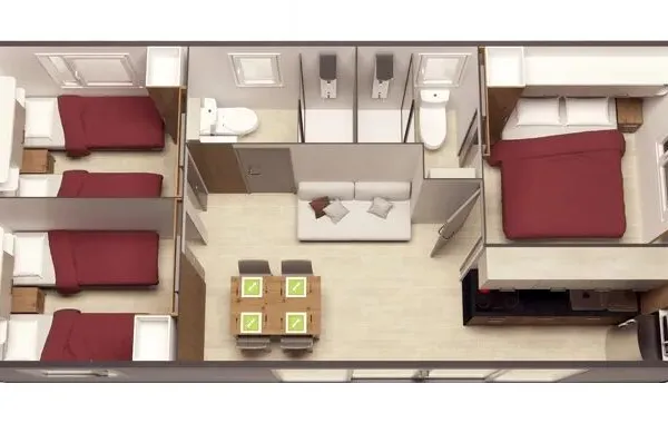 Foto d'insieme della Roan Premium Zone.