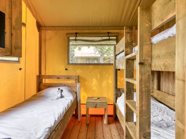 La camera dei bambini del Roan Lodgetent Luxe.