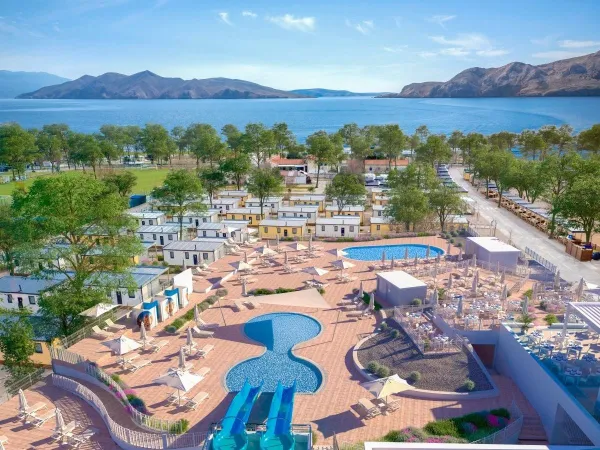 Piscine del campeggio Roan Baška Camping Resort.