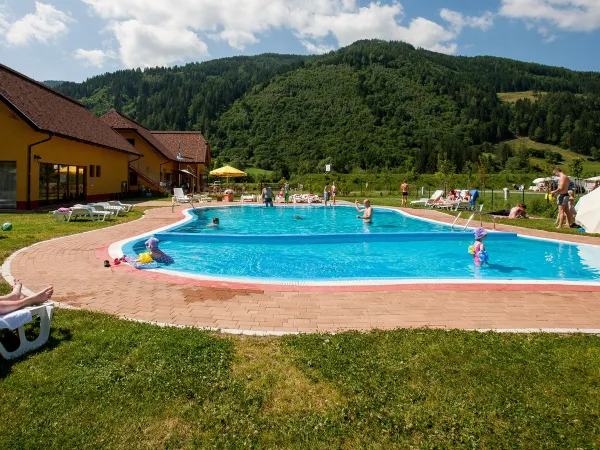 Piscina e piscina per bambini al Roan camping Bella Austria.