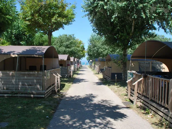 Alloggi per vacanze al Roan camping Del Garda.