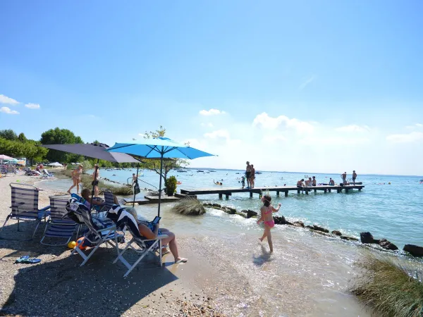 Atmosfera da spiaggia al campeggio Roan Delle Rose.