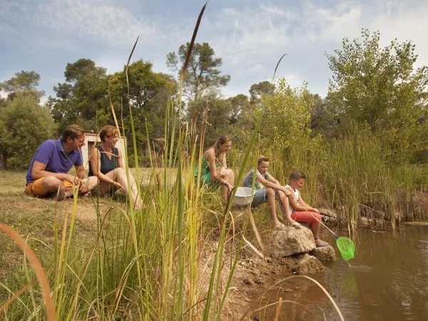 Pesca al campeggio Roan Domaine de la Noguière.
