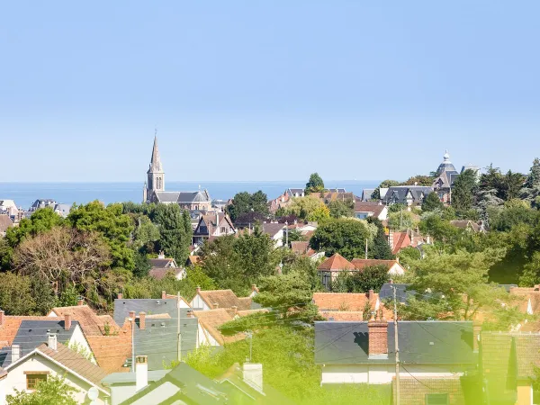 La città di Houlgate, vicino al campeggio Roan La Vallée.