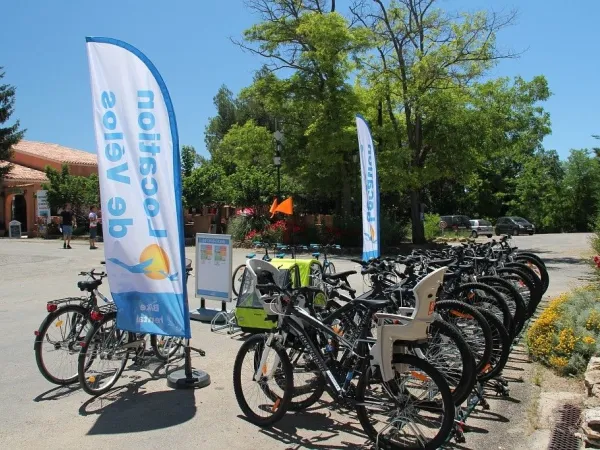 Noleggio biciclette presso il Roan camping Du Verdon.