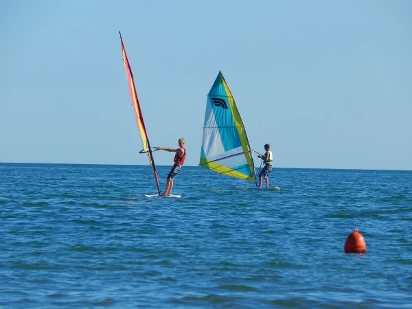 Windsurf al Roan camping Pra'delle Torri.