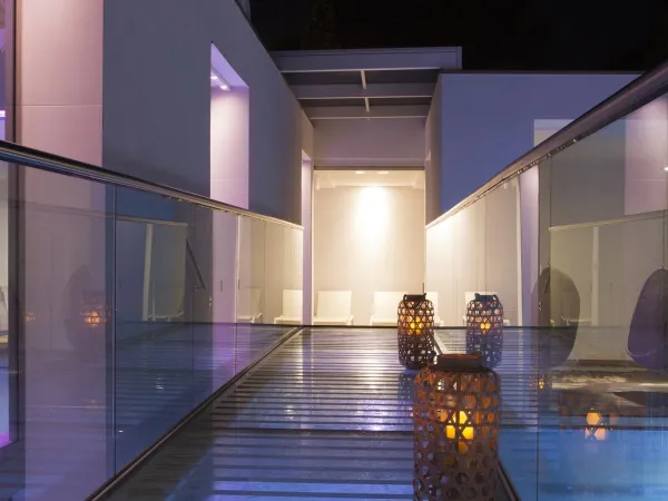 Il centro benessere del Roan camping Union Lido Mare.