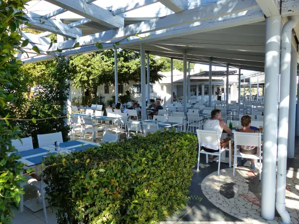 Una terrazza del Roan camping Polari.