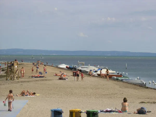 La spiaggia del campeggio Roan Turistico.