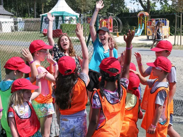 Animazione per bambini al campeggio Roan des Ormes.