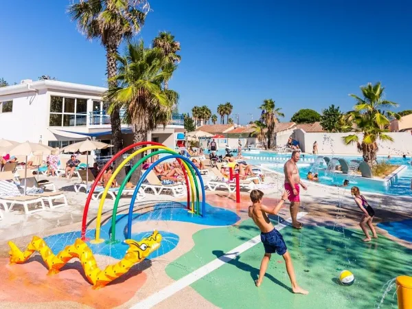 Piccolo spray park al campeggio Roan Le Napoléon.