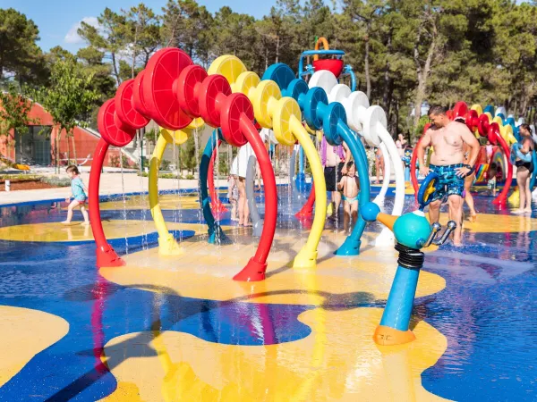 Spraypark del campeggio Roan di Zaton Holiday Resort.