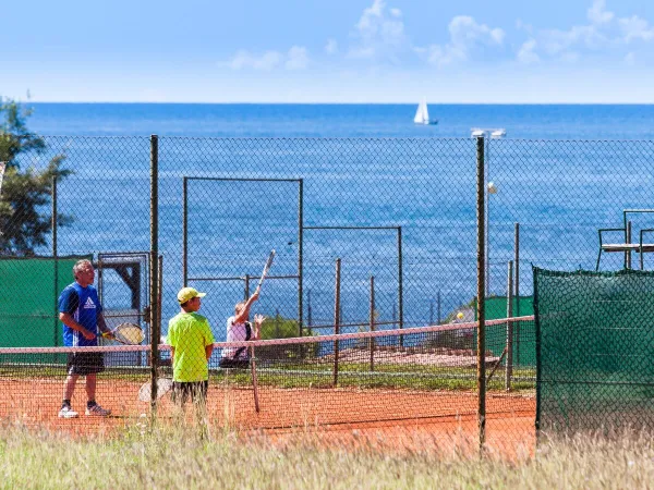 Tennis al Roan camping Park Umag.