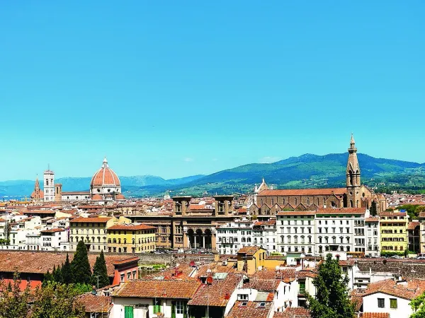 Città di Siena vicino al campeggio Roan di Montescudaio.