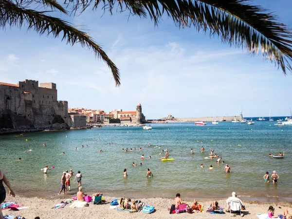 La spiaggia vicino al campeggio Roan La Sirène.