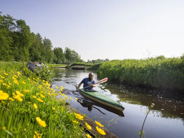 Canoa al campeggio Roan Marvilla Parks Friese Meren.