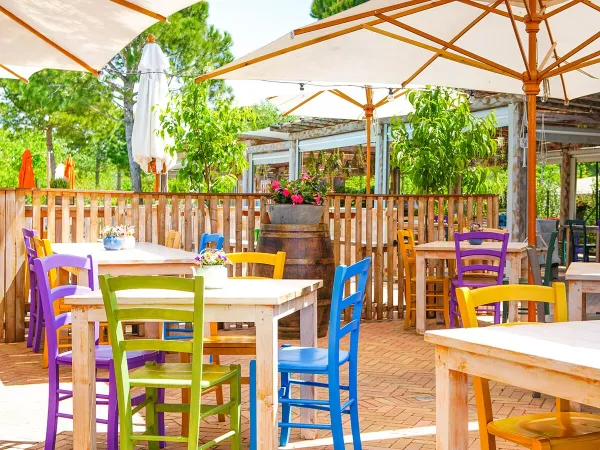 Il ristorante del campeggio Roan Union Lido Mare.