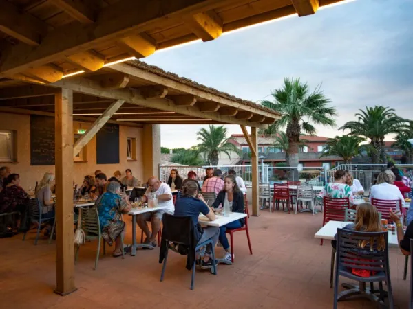 Il ristorante del campeggio Roan La Sardane.