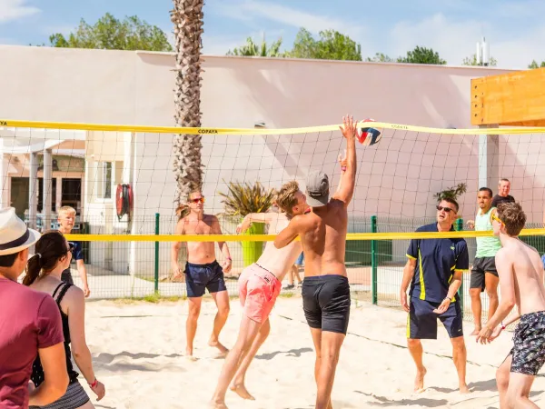 Pallavolo al campeggio Roan Domaine de La Yole.