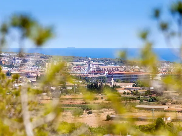 La città di Barcellona vicino al campeggio Roan Vilanova Park.