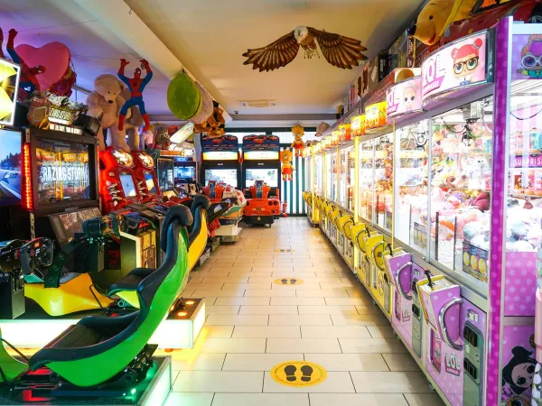 Sala giochi del campeggio Roan Union Lido Mare.