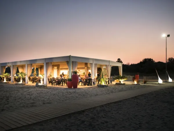 Il ristorante del campeggio Roan Marina Di Venezia.