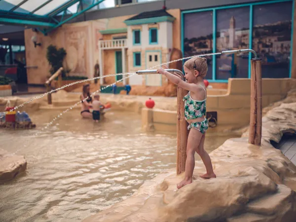 Piscina per bambini al campeggio Roan di Ackersate.