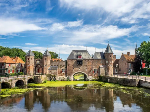 Il castello di Amersfoort, vicino al campeggio Roan di Ackersate.