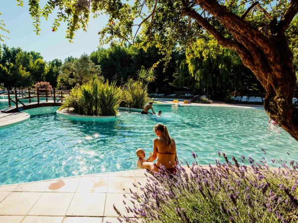 La piscina del Roan camping Serignan Plage.