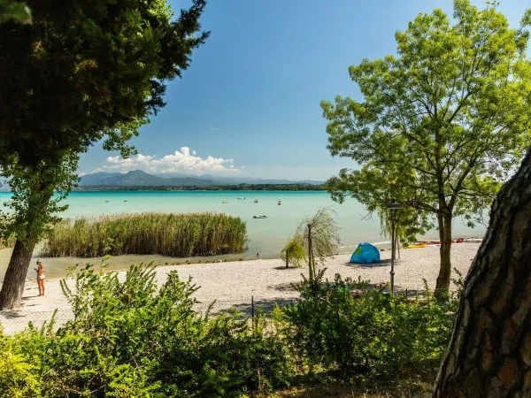 Passeggiata a piedi al campeggio Roan Bella Italia.