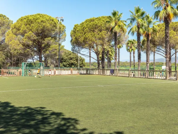 Campo da calcio del campeggio Roan La Baume.