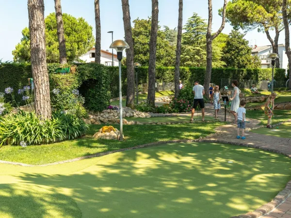 Minigolf al campeggio Roan Marina Di Venezia.