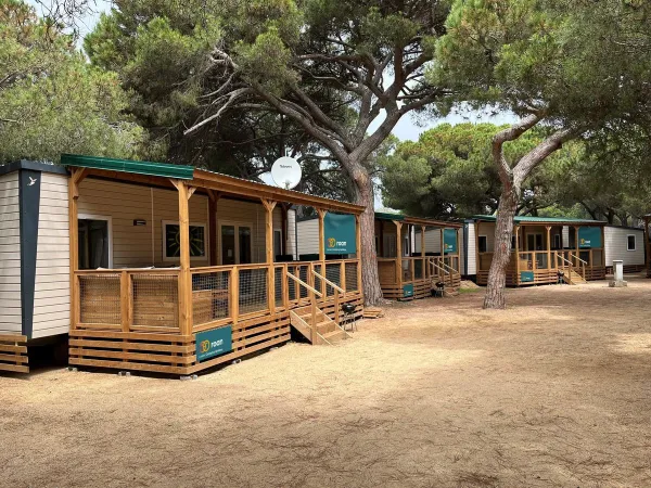 Case mobili Premium Lounge con 3 camere da letto al Roan Camping El Pinar.