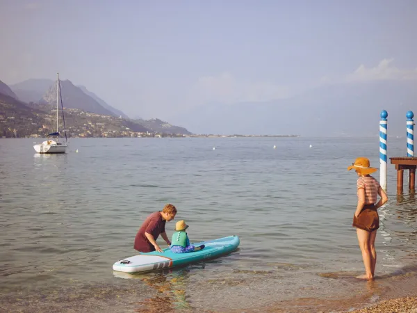 Canoa al campeggio Roan Eden.