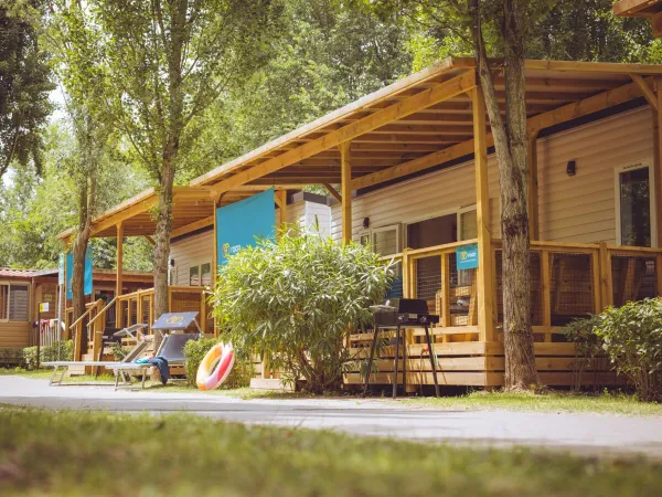 Sistemazione Premium Lounge presso il campeggio Roan hu Altomincio village.