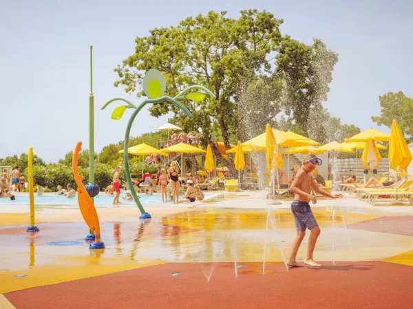 Spraypark al campeggio Roan Lanterna.