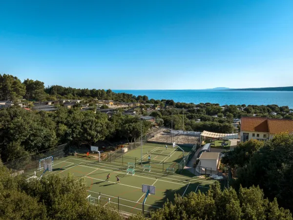 Piazzole multisport al Roan camping Krk Camping Resort.