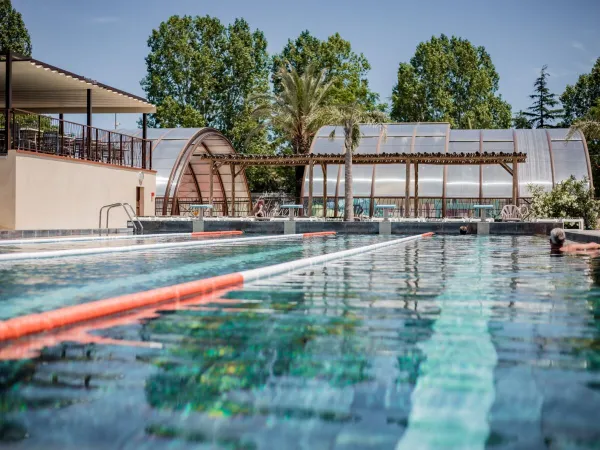 Piscina a corsie del campeggio Roan La Sardane.