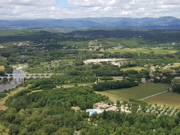 Campeggio Roan La Grand'Terre e dintorni dal Monte Sampzon.