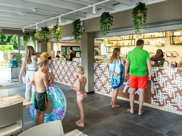 La gelateria del campeggio Roan hu Birkelt village.