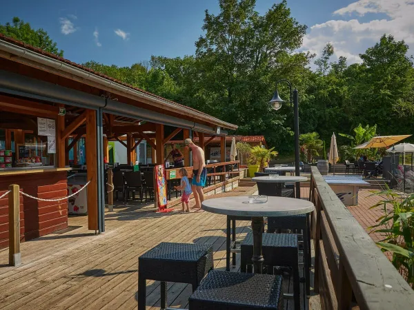 Il ristorante del campeggio Roan Le Chêne Gris.