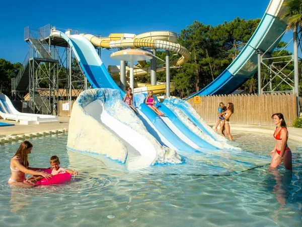 Scivoli d'acqua al campeggio Roan Atlantic Club Montalivet.