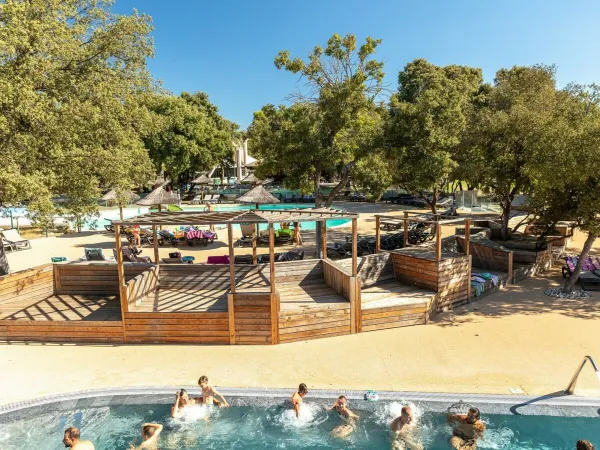 Complesso di piscine del campeggio Roan Domaine Massereau.