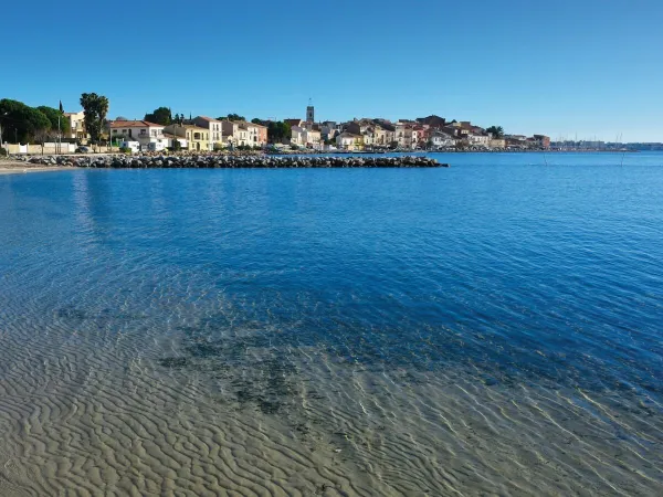 La costa del campeggio Roan Le Castellas.