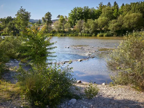 Fiume vicino al Roan camping Verdon Parc.