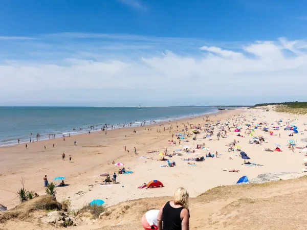 Spiaggia a 3 km dal campeggio Roan La Clairière