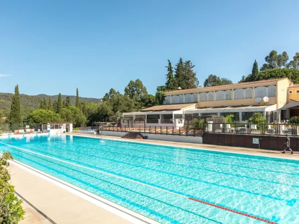 Piscina olimpionica al campeggio Roan Domaine des Naïades.